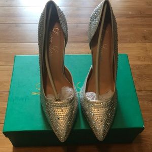 NEW Lauren Lorraine 8.5 Sparkle Pumps